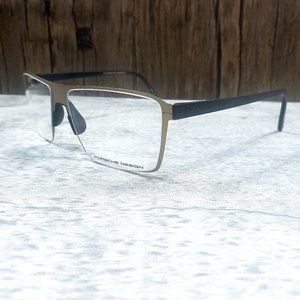 Porsche Design Men's Eyeglass Frames P8309 56-16-145 Brown/Black Made in Italy